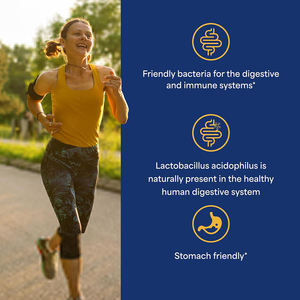 Complément alimentaire probiotique naturel Acidophilus, soutient la santé digestive, adulte, 120 comprimés, <span class=keywords><strong>100</strong></span> millions de cultures vivantes - Product Image 6