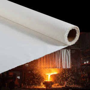 Hitze beständiges Silica-Glasfaser gewebe Feuerfestes, mit hoher Kieselsäure beschichtetes Glasfaser gewebe Wärme dämmmaterial - Product Image 1