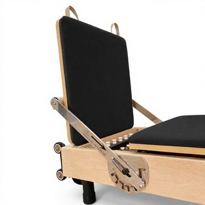 Commercial Maple <b>Folding</b> Pilates Reformer Core <b>Bed</b> for Gym Studio Use with Smooth Track and Custom Logo Service - Product Image 3