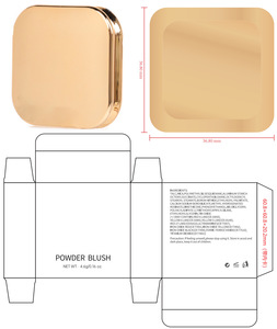 Paleta de Rubor Personalizada MLM Hotsale, Rubor en Polvo Fino, Acabado Natural, Larga Duración, Marca Privada, Maquillaje Facial, Paleta de Rubor al por Mayor - Product Image 6