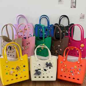 Summer Outdoor Travel EVA <b>Beach</b> <b>Bag</b> Large Capacity EVA Handbags Waterproof EVA Holes <b>Bags</b> - Product Image 1