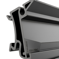 Porte-étiquettes de prix numériques en plastique transparent, longueur et couleur personnalisables, hauteur 42 mm, pour présentoirs d'étagères de magasins de détail, supermarchés, vente en gros