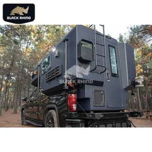 Mini caravana de acomodações espaçosas para campistas off road, mini trailer de viagem, Austrália