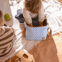 Sac à déjeuner portable en polyester Oxford écologique avec impression personnalisée, doublure en aluminium pour femmes, pique-nique, isotherme