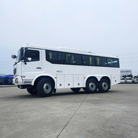 Célèbre autobus Dongfeng 6x6, nouveau diesel, 30 places, véhicules de transport, transport minier, autobus tout-terrain, autobus touristique