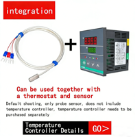 Thermistance PT100 de type patch, capteur de température adhésif, sonde de surface, haute température, étanche