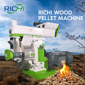 Granulateur à granulés de bois RICHI - Machine à granulés de bois à combustion de biomasse facile à utiliser - Product Image 1