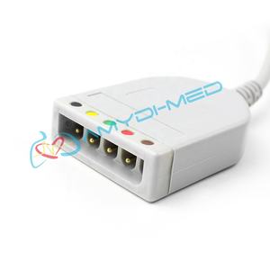 Nihon Kohden Compatibel 10 Lead <span class=keywords><strong>Ecg</strong></span> Kabel Leadwire Connector Voor Levensduur S - Product Image 3