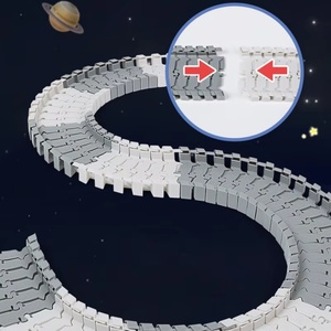 Train Électrique Écologique Polyvalent avec Voitures sur Rails en Plastique et Astronautes Coulissants pour Grande Aventure de Construction et d'Assemblage - Product Image 6