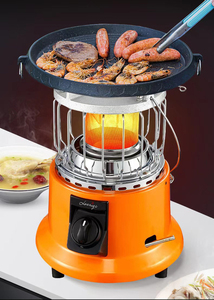 Calentador Infrarrojo de <span class=keywords><strong>Gas</strong></span> 360° Portátil de Metal, Mini Estufa de <span class=keywords><strong>Gas</strong></span> Propano/<span class=keywords><strong>Butano</strong></span> para Camping, Tiendas de Campaña, Picnic, Emergencias, Hogar, Naranja - Product Image 5