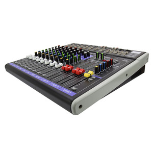 Mezcladora de audio profesional BX2 de 10, 12 y 16 canales con reproductor de MP3 y procesador de 16 efectos para presentaciones en escenario - Product Image 6
