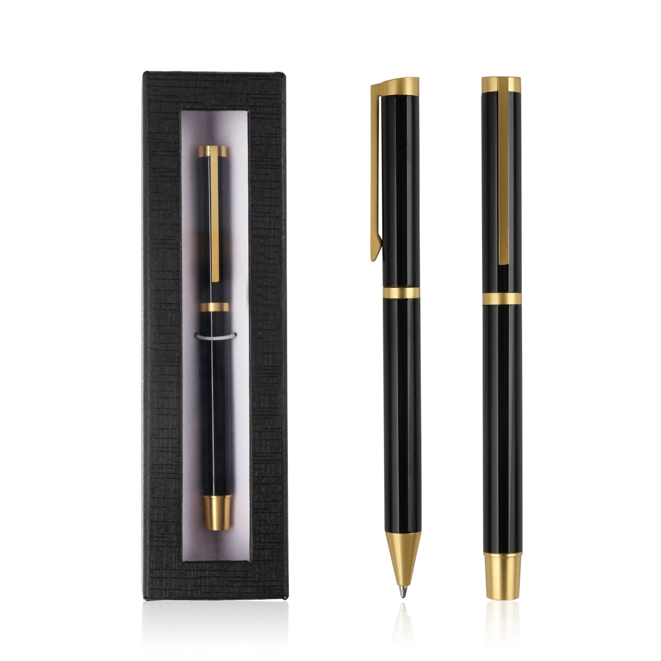 TTX नई सरल डिजाइन सोने भागों धातु कलम कस्टम लोगो सस्ते प्रचारक उपहार caneta व्यक्तिगत रोलर बॉल पेन