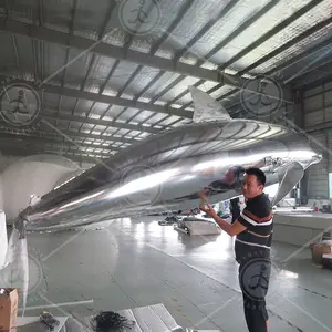 热销Pvc巨型低价充气海洋海豚模型装饰充气海豚玩具海洋动物气球