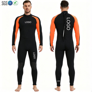 Combinaison de plongée intégrale thermique en néoprène pour homme, 3mm 5mm, à manches longues, pour la plongée, le surf et la plongée sous-marine, personnalisable en gros - Product Image 2