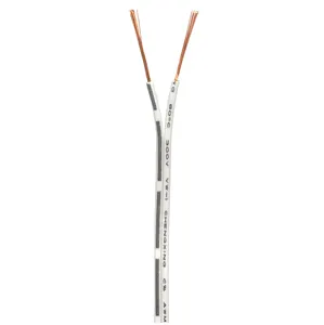 Cabo de extensão cctv, cabo awm de fábrica, 2468, 22awg, branco e preto, 2 núcleos, fio elétrico od 1.8*3.6mm, cabo paralelo