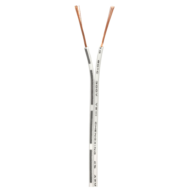Factory Awm 2468 Cable 28 26 24 22 20 18awg White and Black 2 Core Electric Wire Cctv Power Parallel Cable