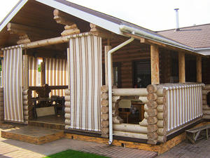 Stores enrouleurs pare-soleil d'extérieur en aluminium coupe-vent pour stores de jardin motorisés à commande manuelle pour fenêtres de patio et de balcon - Product Image 5