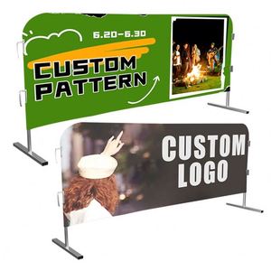Road Advertising Mesh Fabric Fencing Outdoor Event Outdoor Cafe Stanchion Barrier Barricade Cover - Product Image 1