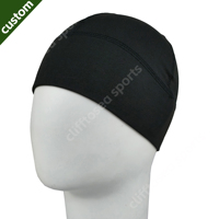 Casquette Beanie Ajustable en Spandex Élastique pour Hommes et Femmes, Modèle Crâne Designer, Personnalisable OEM pour Événements Sportifs Enfants et Adultes, Noir Junior, Taille Unique (OSFA)
