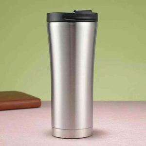 Stainless Steel Tumbler Vacuum <b>Flask</b> With Lid Travel Mug 12-24 Hours Thermal Insulation Minimalist Design Straight Cup - Product Image 5