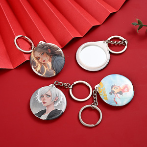 Biểu tượng tùy chỉnh tinplate gương Keychain trở lại thẻ pin tùy chỉnh in nhiều hình dạng tinplate huy hiệu - Product Image 1