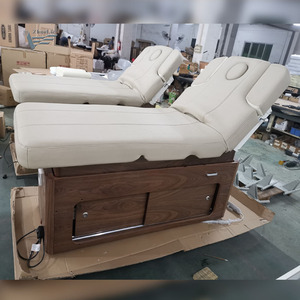 Meubles de salon de beauté, lit cosmétique, lit de spa de luxe, lit de massage électrique à 3 moteurs, table de massage sèche, fauteuil de massage complet, lit de soin du visage - Product Image 5