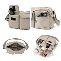 Fabricant direct à la mode haute capacité léger étanche extérieur sac à main sac de messager fermeture éclair Durable délicat