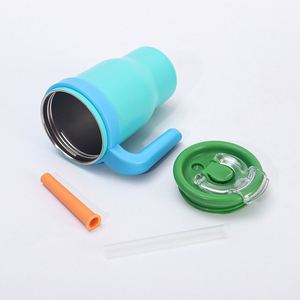 Gobelet de voyage personnalisé avec logo, 14 oz, avec poignée, tasse à café isolée sous vide, cadeaux promotionnels pour les entreprises et les équipes - Product Image 5