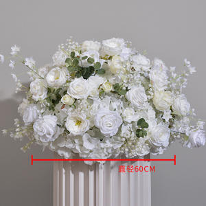 Boule de fleurs artificielles pour centres de table, décoration de mariage, centres de table artificiels pour fêtes de mariage - Product Image 5