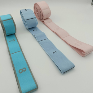 Bandas elásticas de entrenamiento Latino multifuncional para adultos, banda de resistencia adelgazante para Yoga, Pilates, tela de poliéster auxiliar - Product Image 1