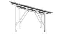 Kit de fixation pour panneaux solaires – Rails en aluminium, serre-câbles, attaches personnalisées, surface anodisée, modulaire pour systèmes photovoltaïques au sol et sur toiture