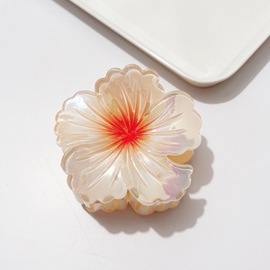 Yilibei New Wholesale <strong>Colorful</strong> Plumeria <strong>Flower</strong> <strong>Hair</strong> <strong>Claw</strong> Fashion Elegant <strong>Flower</strong> <strong>Hair</strong> <strong>Claws</strong> Top <strong>Hair</strong> Accessories for Women - Product Image 6