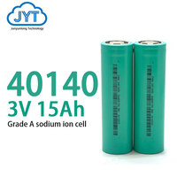Batteries au sodium-ion 3V 15Ah 40140, cellules de batterie au sodium-ion pour les véhicules solaires, les motos, les voitures électriques