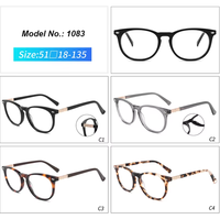 Lunettes de vue durables et résistantes aux chutes, monture ronde carrée de luxe, monture optique en acétate unisexe, pour la lecture et l'utilisation sur ordinateur