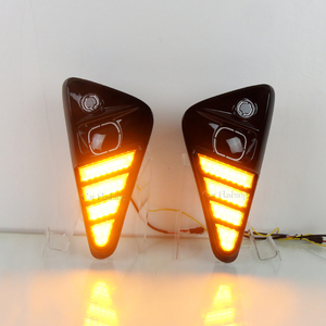 Luces LED DRL para Automóvil, Luces de Circulación Diurna para <span class=keywords><strong>Toyota</strong></span> <span class=keywords><strong>Yaris</strong></span> <span class=keywords><strong>Cross</strong></span> 2023 2024, Luces Diurnas con Intermitentes Dinámicos Amarillos, Lámparas de Conducción - Product Image 5