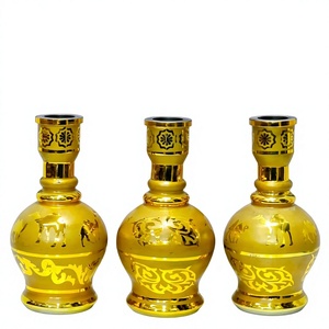 Base para Narguile de Diseño Desértico en Oro Mate Premium - Product Image 1