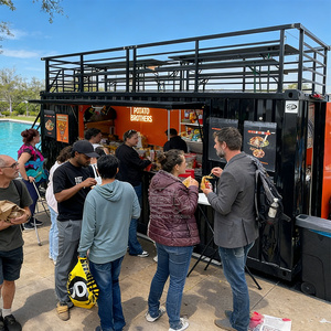 Conteneur de café, bar, restaurant, chariot de vente ambulante, remorque de cuisine - Product Image 2