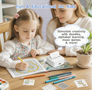 Regalos de Cumpleaños para Niños, <span class=keywords><strong>Mini</strong></span> Impresora de Bolsillo Inalámbrica con Papel de Impresión, Impresión de <span class=keywords><strong>Fotos</strong></span>, Impresora Térmica Portátil - Product Image 2