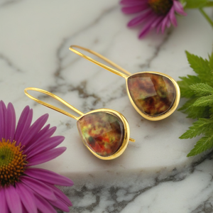 Boucles d'oreilles pendantes en argent sterling 925, cadeau de mariage vintage très vendu, prix de gros - Product Image 4