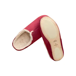 Hot sale non slip famous brands furry designer slippers for women