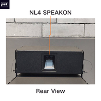 Sistema de Sonido Pat LL210 con Altavoces Line Array Dobles de 10 Pulgadas, 1200W de Potencia Máxima, Carcasa de Madera Portátil, Ecológico, para Giras, DJ en Vivo y Música