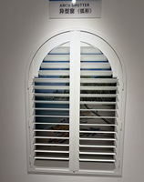 Volets Horizontaux Modernes Personnalisables en PVC – Volets de Plantation Écologiques, Durables et Faciles à Nettoyer pour Cuisine Extérieure