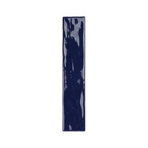 Baldosa Creta-25 Azul Oscuro 5x25 cm 9 mm Brillante con Bordes Irregulares - Product Image 4