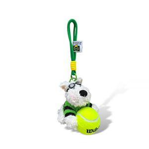 Llavero de peluche con forma de pelota de tenis, oso pequeño y cerdo, adorno para bolso, accesorio portátil - Product Image 3