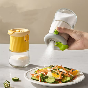UCO Distributeur d'épices et de poivre écologique en verre et PP avec bouteille de stockage de condiments graduée, compatible lave-vaisselle - Product Image 4