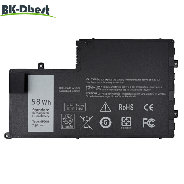 58Wh Laptop Replacement Battery 0PD19 for Dell for Inspiron 5445 5447 5545 5547 5548 N5447 N5547 15-5000