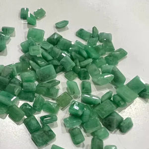 Gema de Cabujón Semipreciosa de Esmeralda Sakota Verde 100% Natural, en Forma Ovalada y Octagonal, para Fabricación de Joyería, Uso OEM - Product Image 1