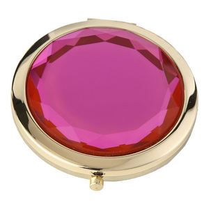 Double Shinny Portable Round Folded Cosmetic <b>Crystal</b> <b>Mirrors</b> Pocket <b>Mirror</b> Making up for Personalized Gift - Product Image 5