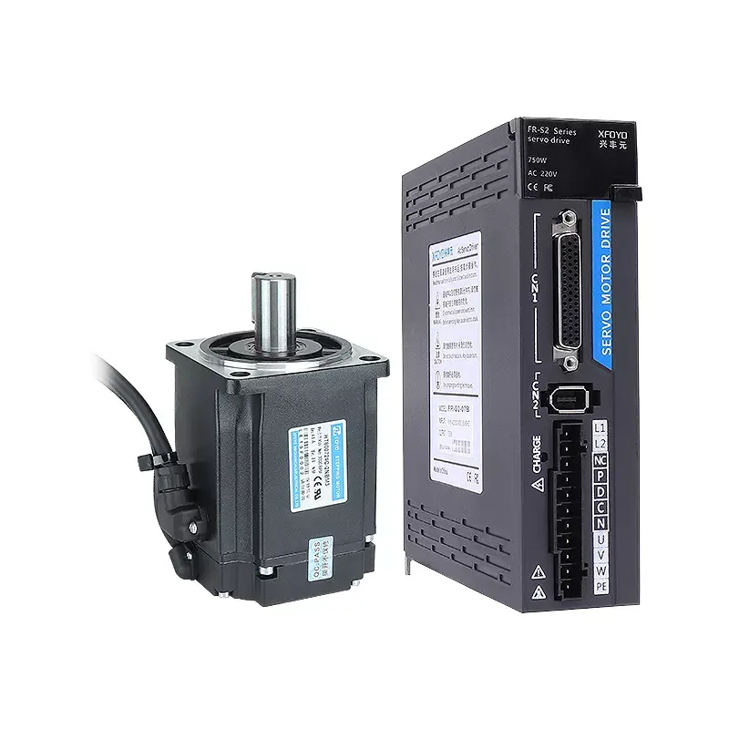 CNC AC servo motor and driver low cost 2.3kw 15nm Servo motor for cnc milling lathe machine