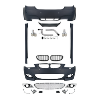 BMW Seri 5 E60 2004-2010 Upgrade ke Gaya M5 Bumper Depan Bumper Belakang Grille Pipa Knalpot Pemasangan Sederhana Body Kit